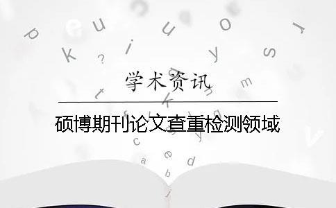 硕博期刊论文查重检测领域